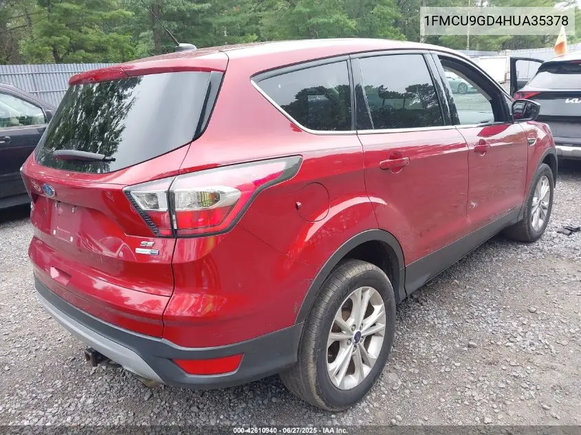 2017 Ford Escape Se VIN: 1FMCU9GD4HUA35378 Lot: 42610940