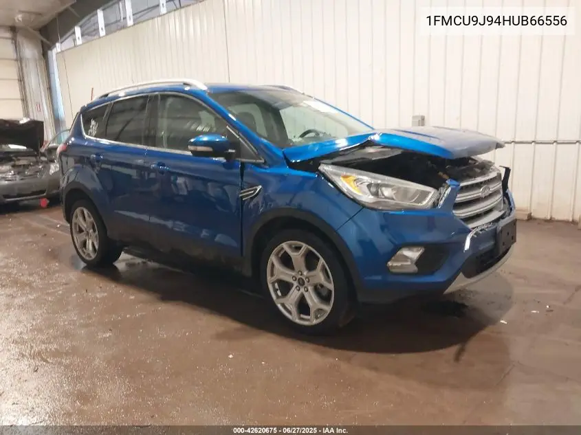 2017 Ford Escape Titanium VIN: 1FMCU9J94HUB66556 Lot: 42620675