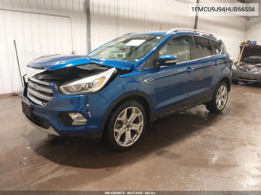 2017 Ford Escape Titanium VIN: 1FMCU9J94HUB66556 Lot: 42620675