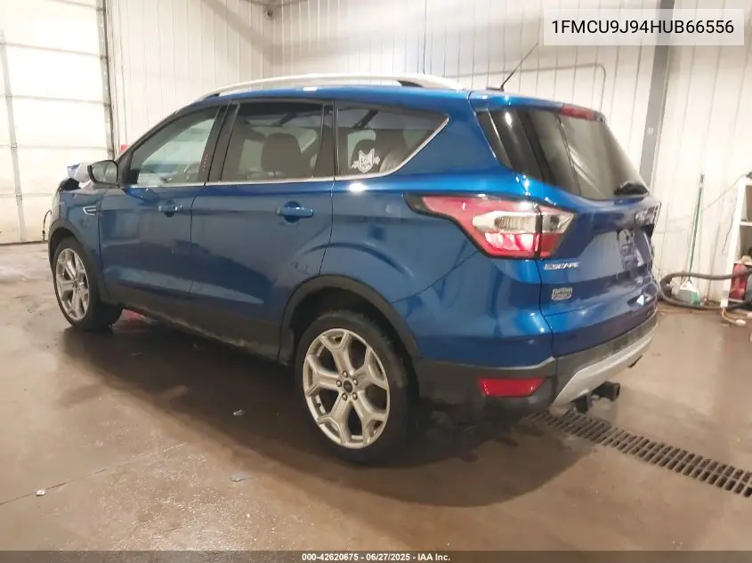 2017 Ford Escape Titanium VIN: 1FMCU9J94HUB66556 Lot: 42620675