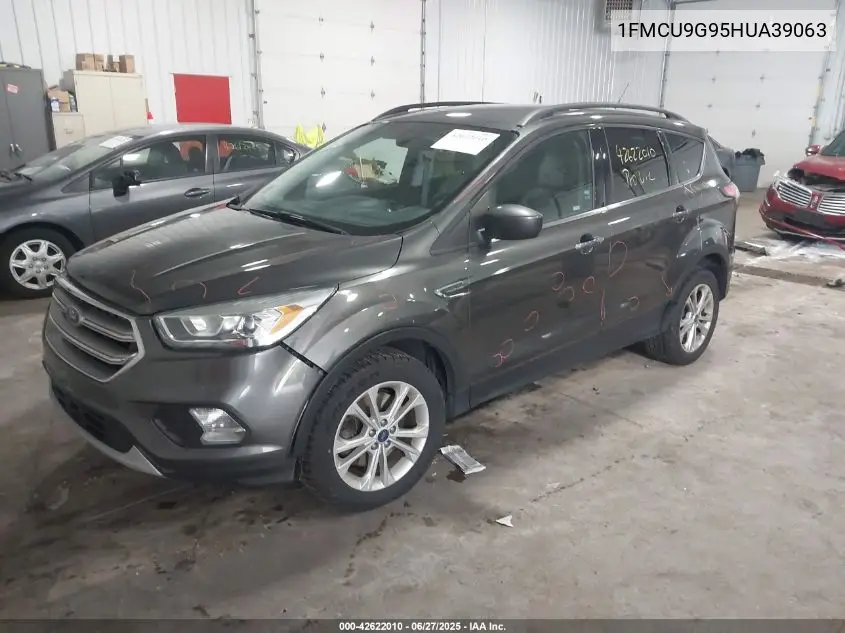 2017 Ford Escape Se VIN: 1FMCU9G95HUA39063 Lot: 42622010