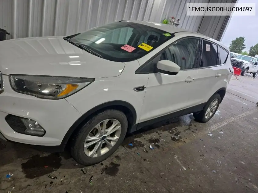 2017 Ford Escape Se VIN: 1FMCU9GD0HUC04697 Lot: 42631145