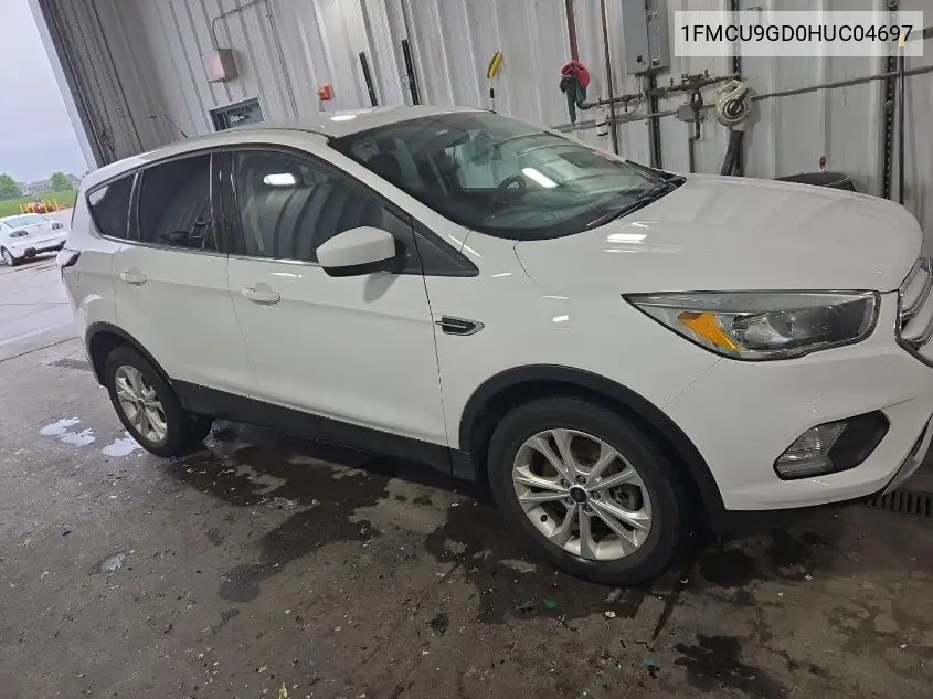 2017 Ford Escape Se VIN: 1FMCU9GD0HUC04697 Lot: 42631145