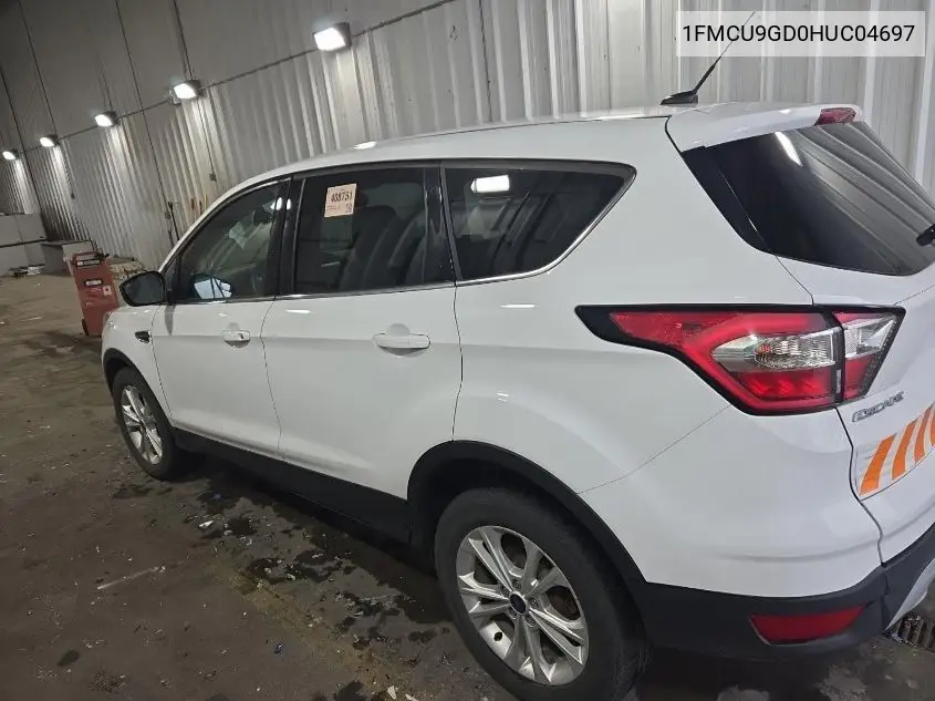 2017 Ford Escape Se VIN: 1FMCU9GD0HUC04697 Lot: 42631145