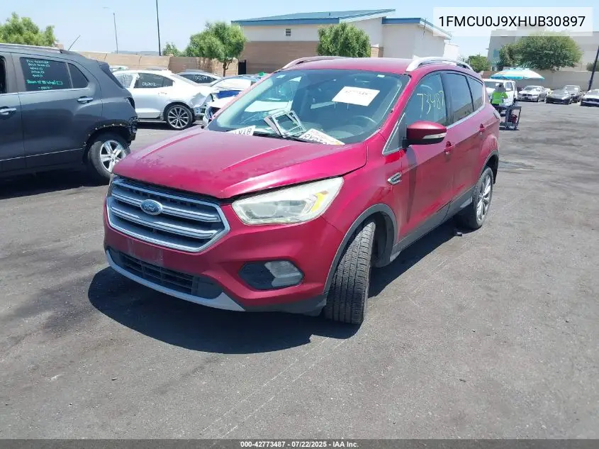 2017 Ford Escape Titanium VIN: 1FMCU0J9XHUB30897 Lot: 42773487