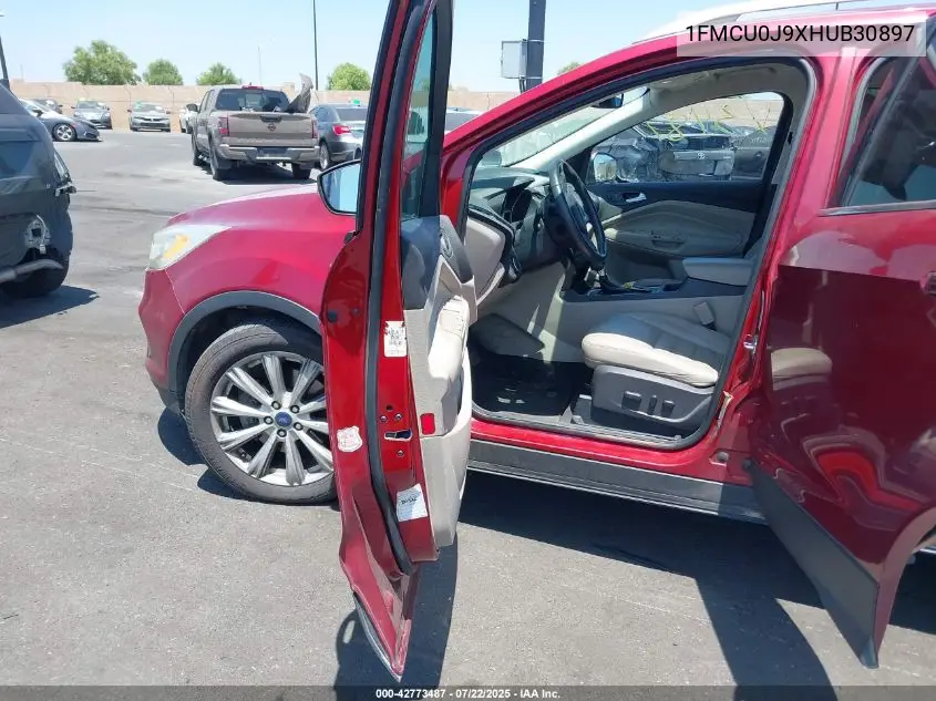 2017 Ford Escape Titanium VIN: 1FMCU0J9XHUB30897 Lot: 42773487