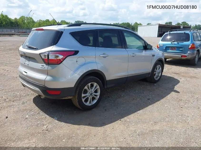 2017 Ford Escape Se VIN: 1FMCU0GD7HUD08180 Lot: 42790661