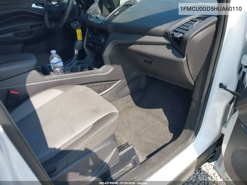 2017 Ford Escape Se VIN: 1FMCU0GD5HUA60110 Lot: 42799558