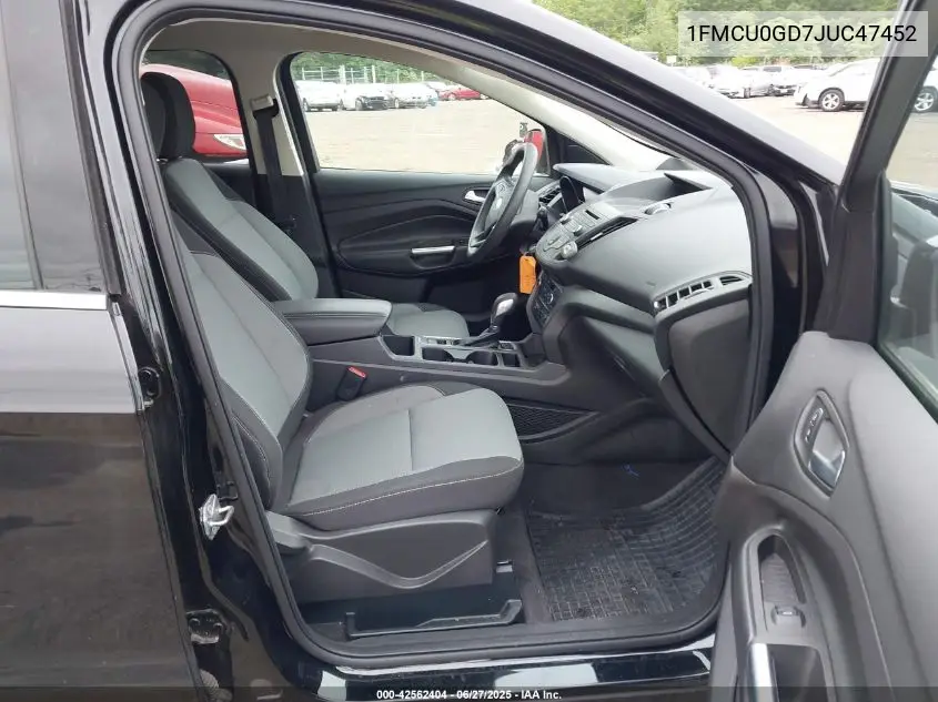 2018 Ford Escape Se VIN: 1FMCU0GD7JUC47452 Lot: 42562404