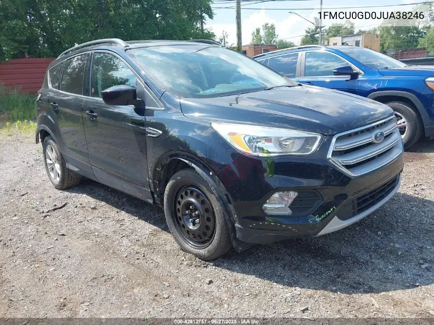 2018 Ford Escape Se VIN: 1FMCU0GD0JUA38246 Lot: 42612757