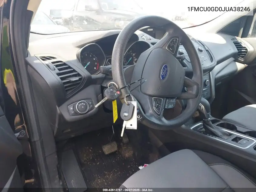 2018 Ford Escape Se VIN: 1FMCU0GD0JUA38246 Lot: 42612757