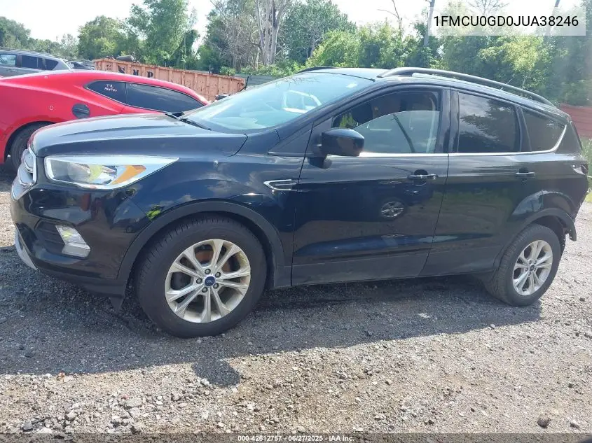 2018 Ford Escape Se VIN: 1FMCU0GD0JUA38246 Lot: 42612757