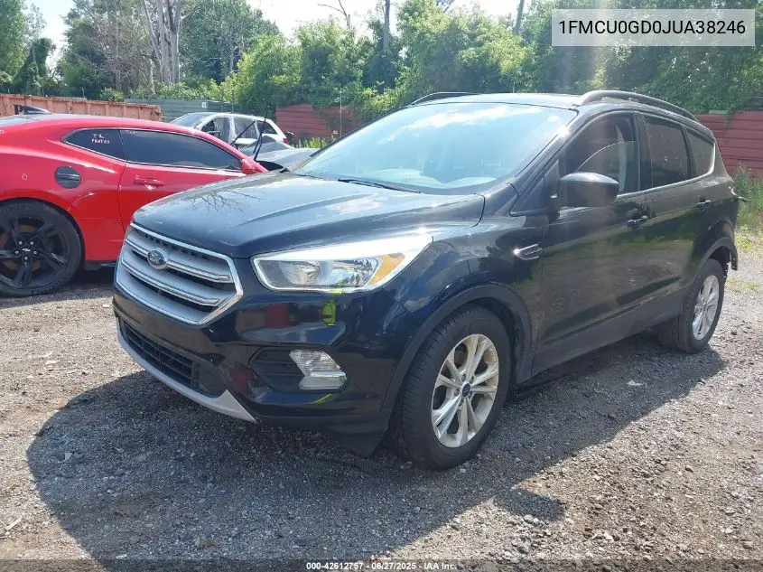 2018 Ford Escape Se VIN: 1FMCU0GD0JUA38246 Lot: 42612757