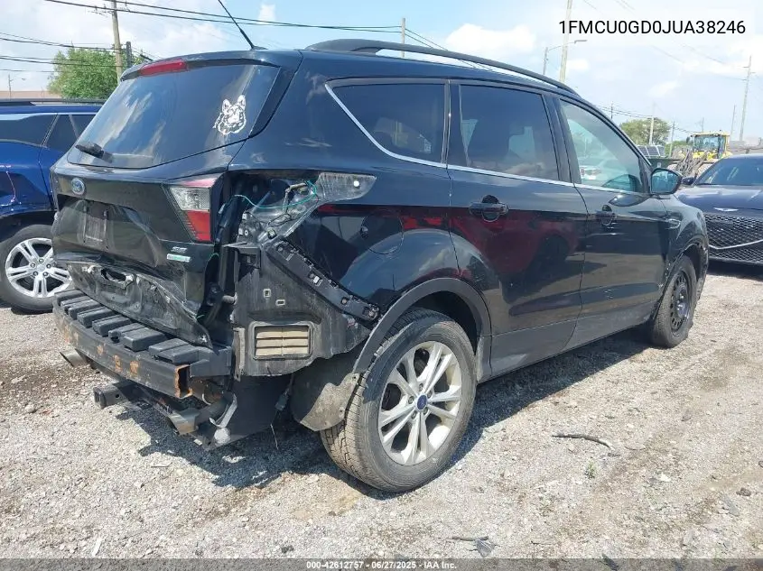 2018 Ford Escape Se VIN: 1FMCU0GD0JUA38246 Lot: 42612757