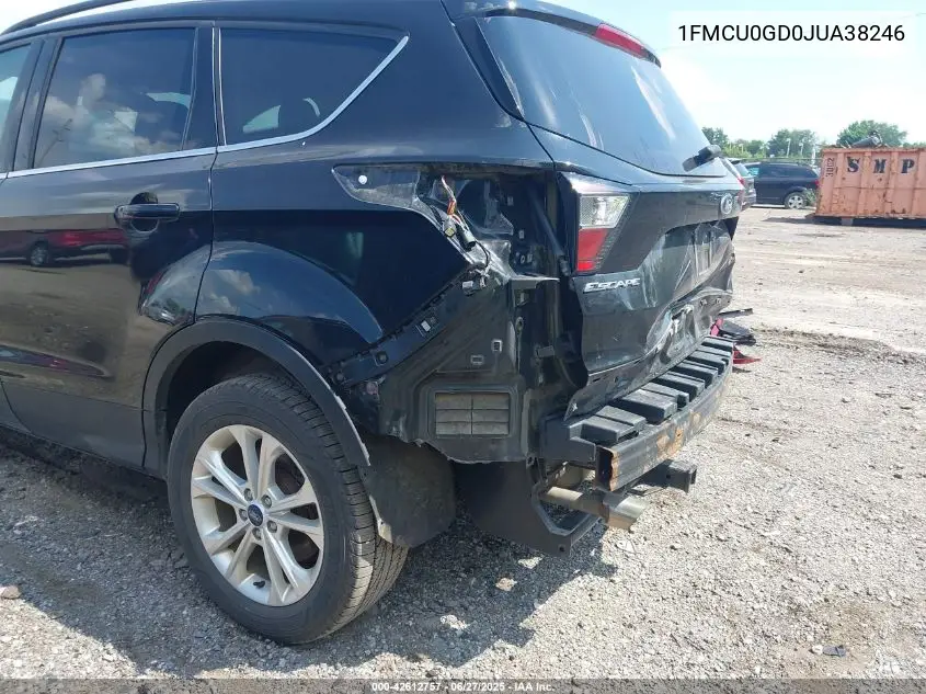 2018 Ford Escape Se VIN: 1FMCU0GD0JUA38246 Lot: 42612757