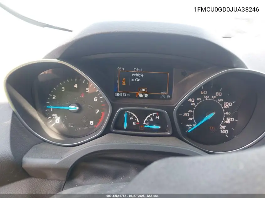 2018 Ford Escape Se VIN: 1FMCU0GD0JUA38246 Lot: 42612757