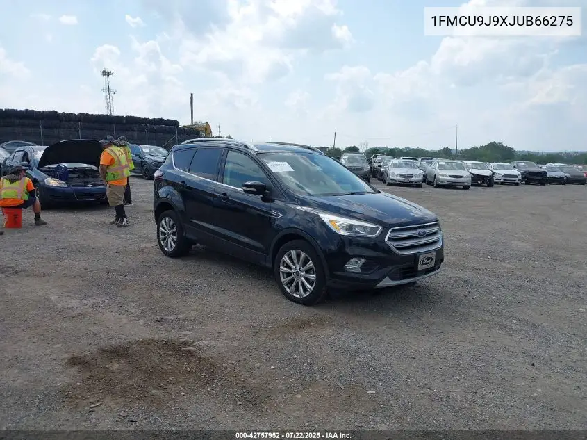 2018 Ford Escape Titanium VIN: 1FMCU9J9XJUB66275 Lot: 42757952