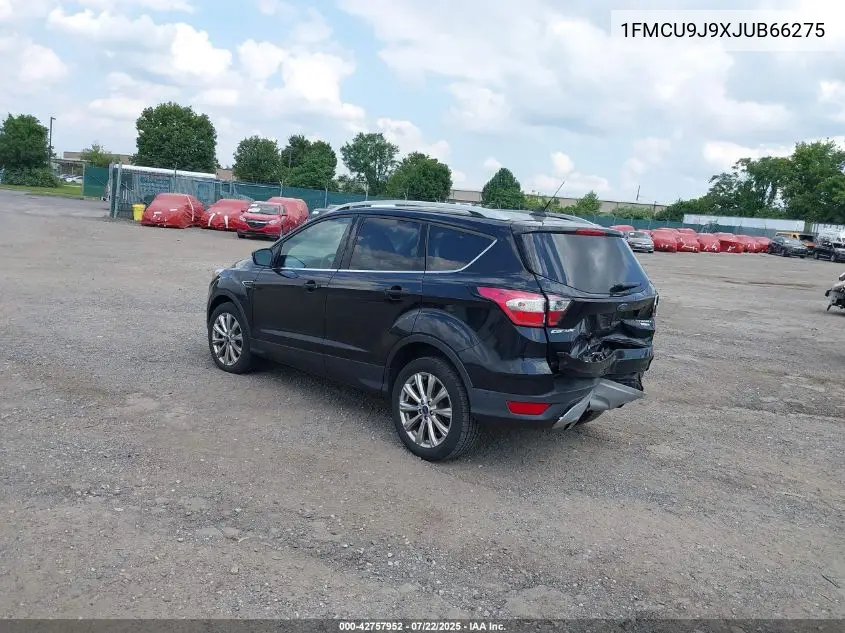 2018 Ford Escape Titanium VIN: 1FMCU9J9XJUB66275 Lot: 42757952
