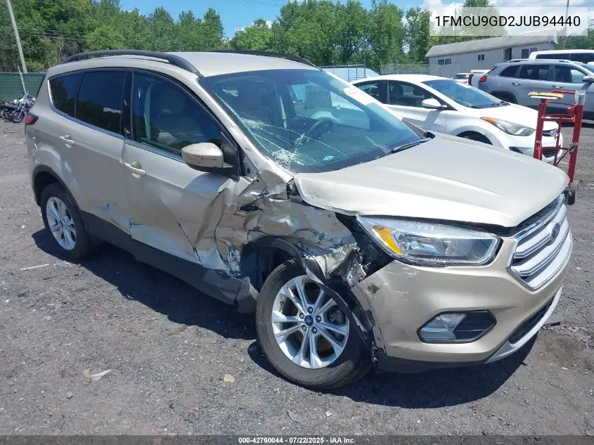 2018 Ford Escape Se VIN: 1FMCU9GD2JUB94440 Lot: 42760044
