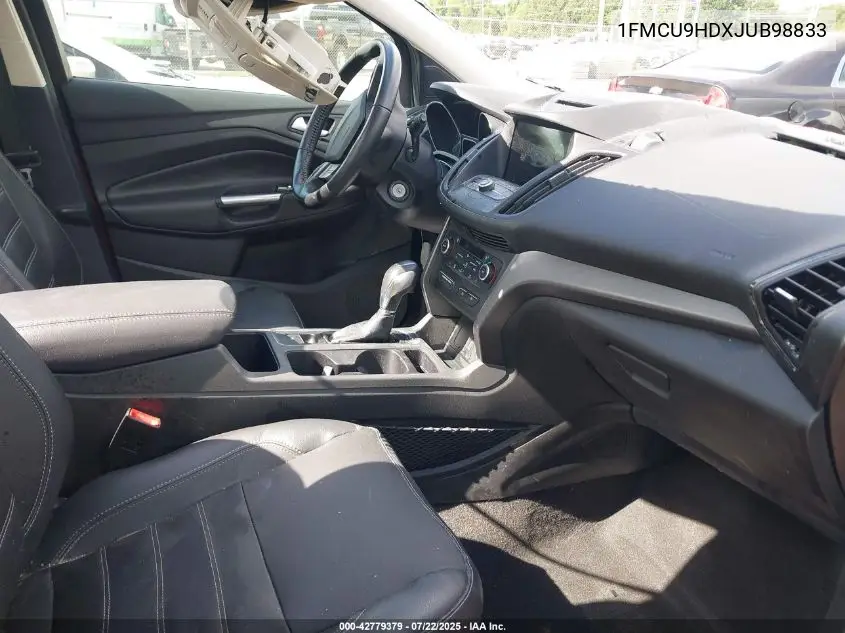 2018 Ford Escape Sel VIN: 1FMCU9HDXJUB98833 Lot: 42779379
