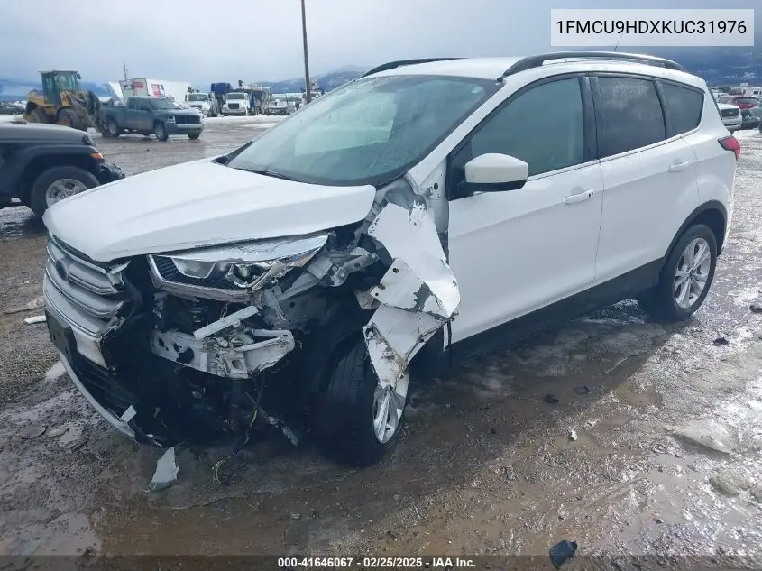 2019 Ford Escape Sel VIN: 1FMCU9HDXKUC31976 Lot: 41646067