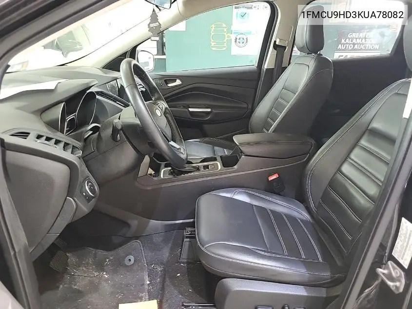 2019 Ford Escape Sel VIN: 1FMCU9HD3KUA78082 Lot: 42632716