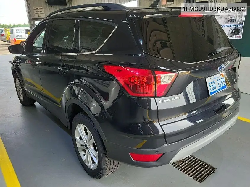 2019 Ford Escape Sel VIN: 1FMCU9HD3KUA78082 Lot: 42632716