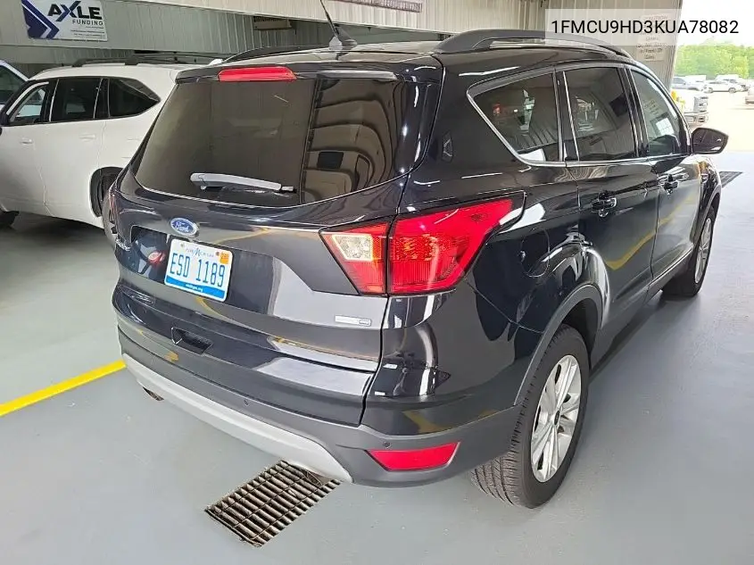 2019 Ford Escape Sel VIN: 1FMCU9HD3KUA78082 Lot: 42632716