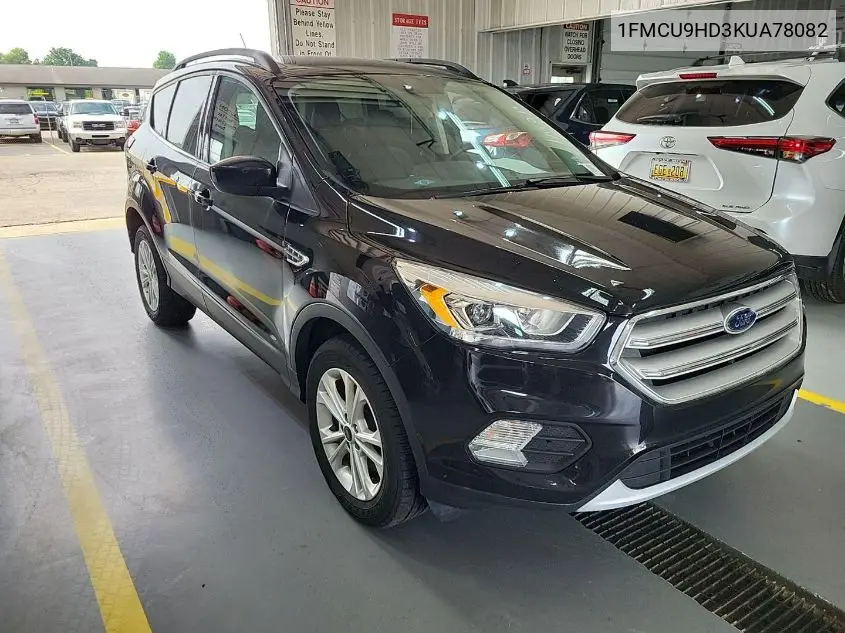 2019 Ford Escape Sel VIN: 1FMCU9HD3KUA78082 Lot: 42632716