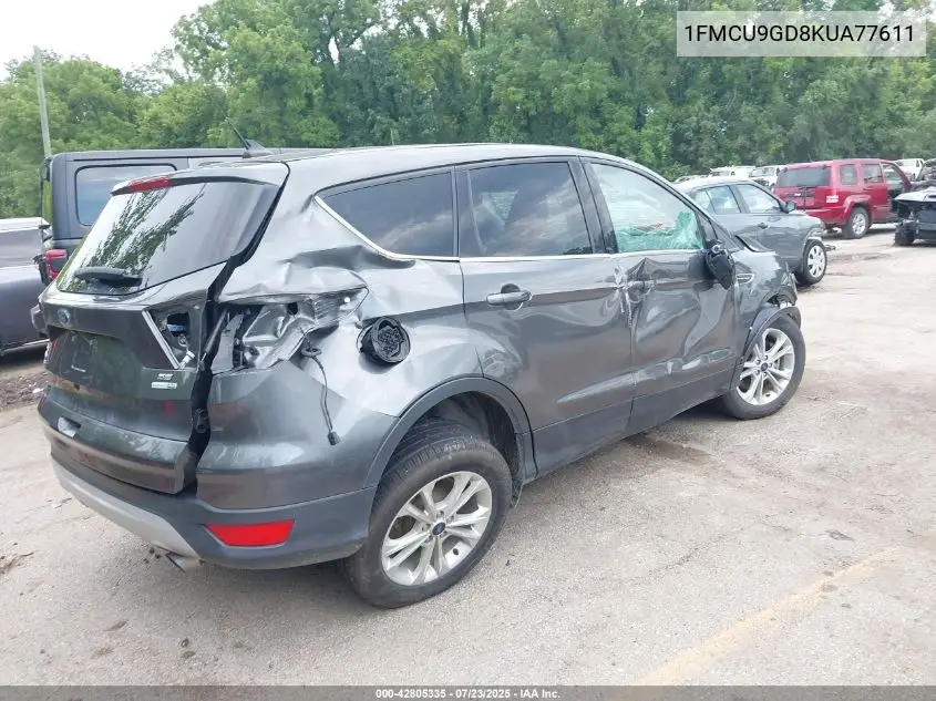 2019 Ford Escape Se VIN: 1FMCU9GD8KUA77611 Lot: 42805335