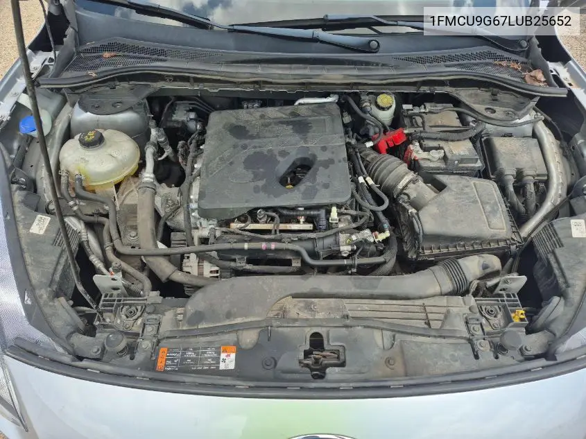 2020 Ford Escape Se VIN: 1FMCU9G67LUB25652 Lot: 42632712