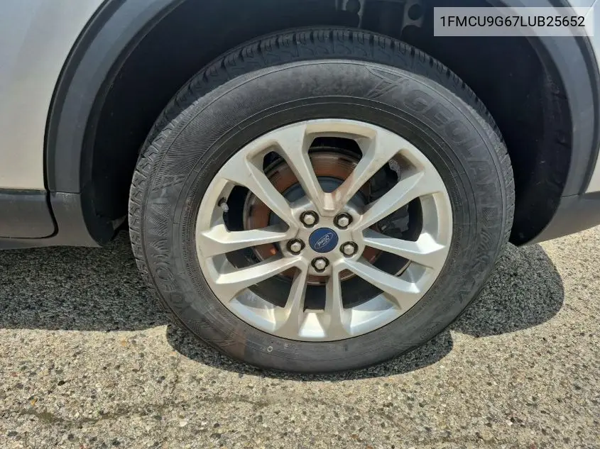2020 Ford Escape Se VIN: 1FMCU9G67LUB25652 Lot: 42632712