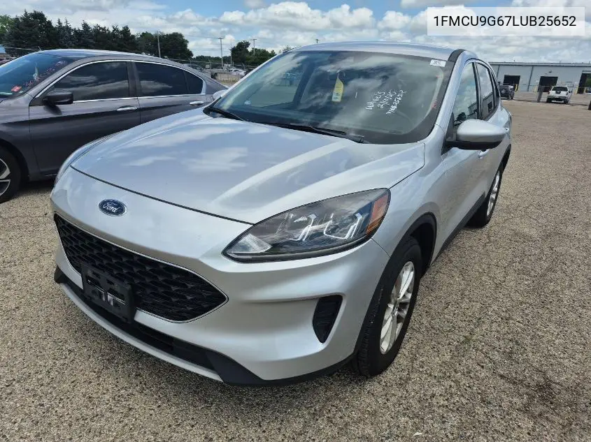 2020 Ford Escape Se VIN: 1FMCU9G67LUB25652 Lot: 42632712