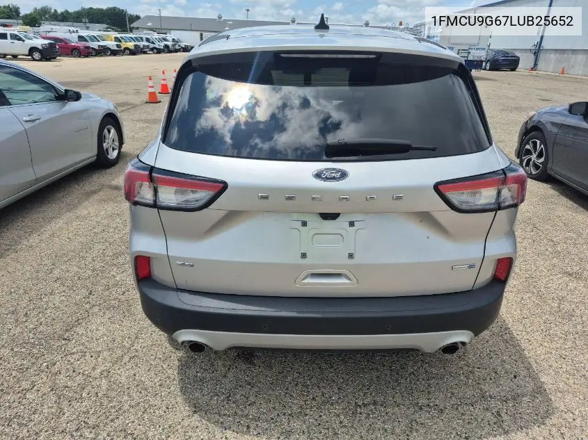 2020 Ford Escape Se VIN: 1FMCU9G67LUB25652 Lot: 42632712