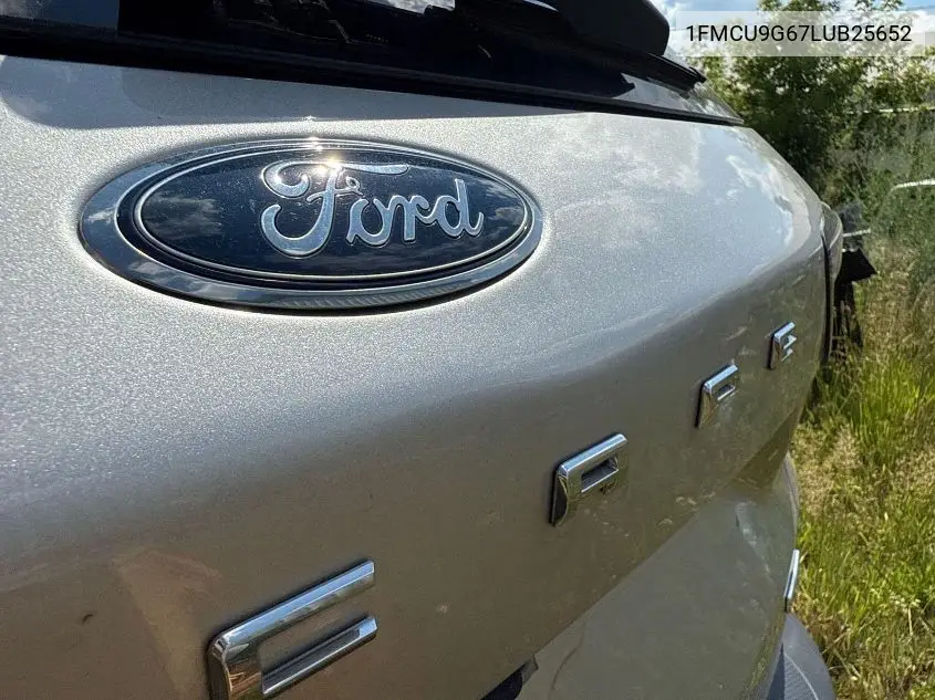 2020 Ford Escape Se VIN: 1FMCU9G67LUB25652 Lot: 42632712