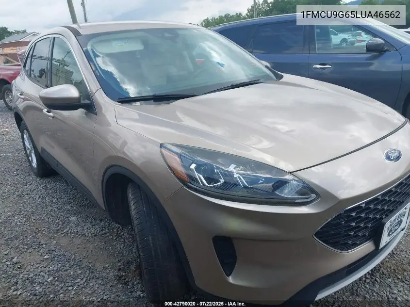 2020 Ford Escape Se VIN: 1FMCU9G65LUA46562 Lot: 42790020