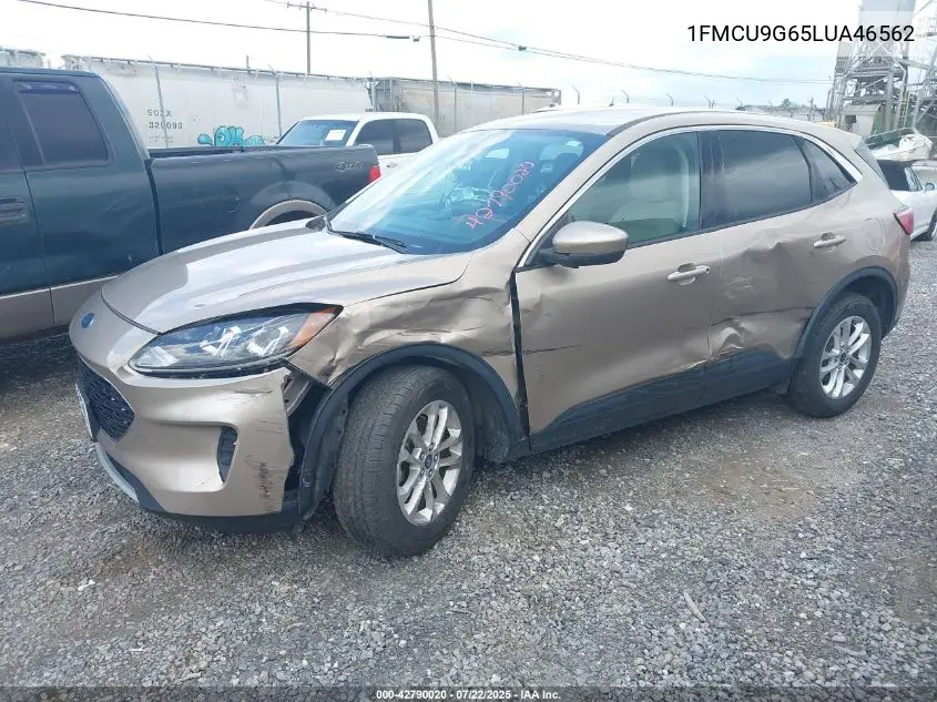 2020 Ford Escape Se VIN: 1FMCU9G65LUA46562 Lot: 42790020