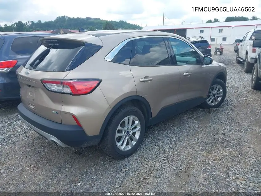 2020 Ford Escape Se VIN: 1FMCU9G65LUA46562 Lot: 42790020