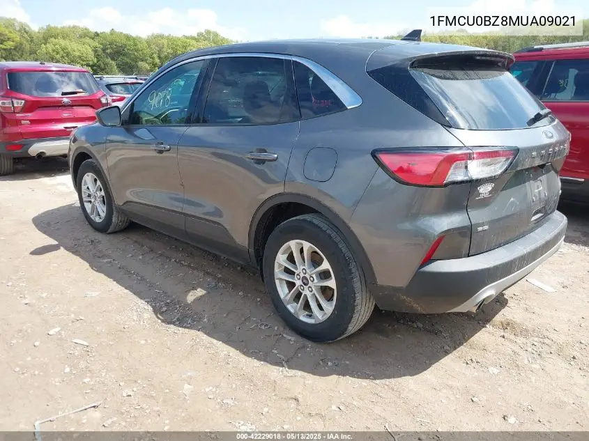 2021 Ford Escape Se Hybrid VIN: 1FMCU0BZ8MUA09021 Lot: 42229018