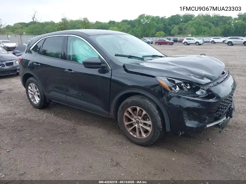 2021 Ford Escape Se VIN: 1FMCU9G67MUA23303 Lot: 42232319