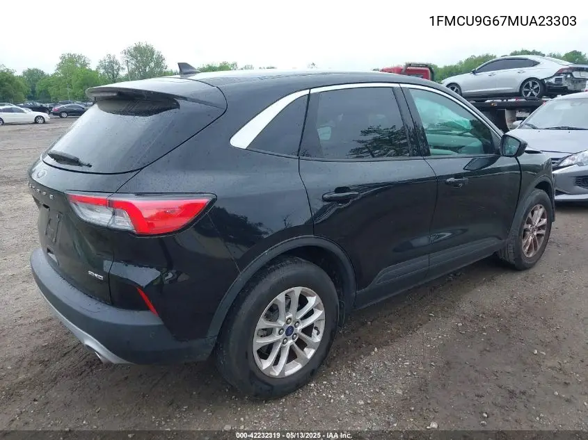 2021 Ford Escape Se VIN: 1FMCU9G67MUA23303 Lot: 42232319