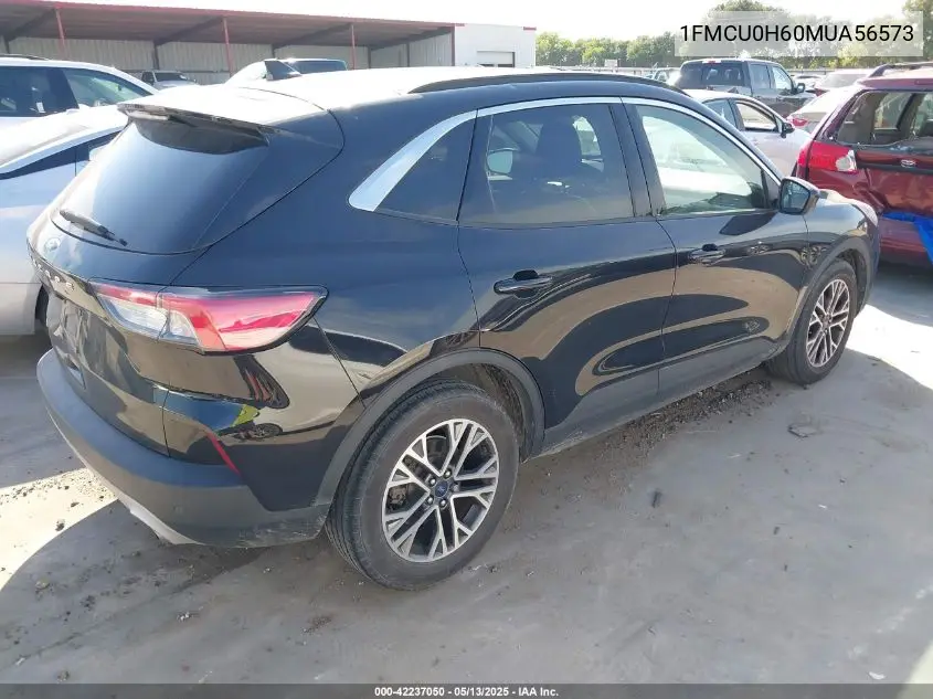 2021 Ford Escape Sel VIN: 1FMCU0H60MUA56573 Lot: 42237050