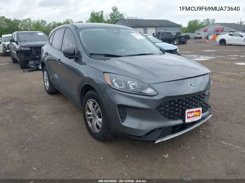 2021 Ford Escape S VIN: 1FMCU9F69MUA73640 Lot: 42238252