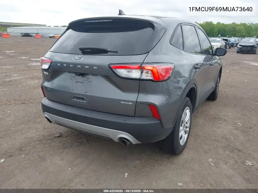 2021 Ford Escape S VIN: 1FMCU9F69MUA73640 Lot: 42238252