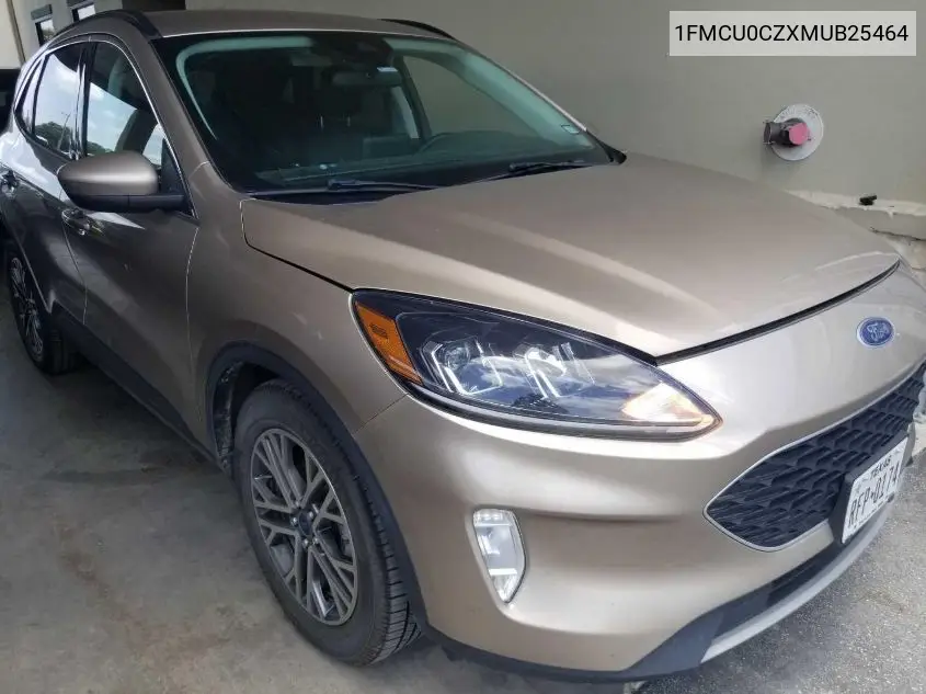 2021 Ford Escape Sel Hybrid VIN: 1FMCU0CZXMUB25464 Lot: 42616757