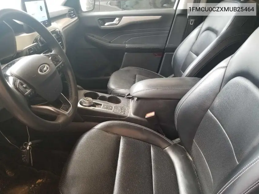 2021 Ford Escape Sel Hybrid VIN: 1FMCU0CZXMUB25464 Lot: 42616757