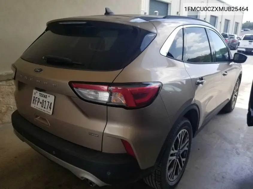 2021 Ford Escape Sel Hybrid VIN: 1FMCU0CZXMUB25464 Lot: 42616757