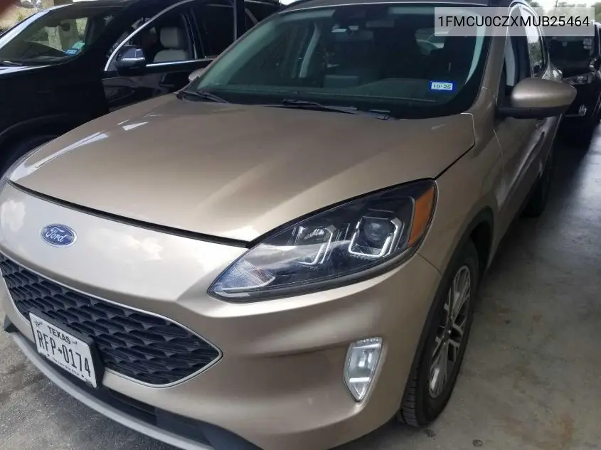 2021 Ford Escape Sel Hybrid VIN: 1FMCU0CZXMUB25464 Lot: 42616757