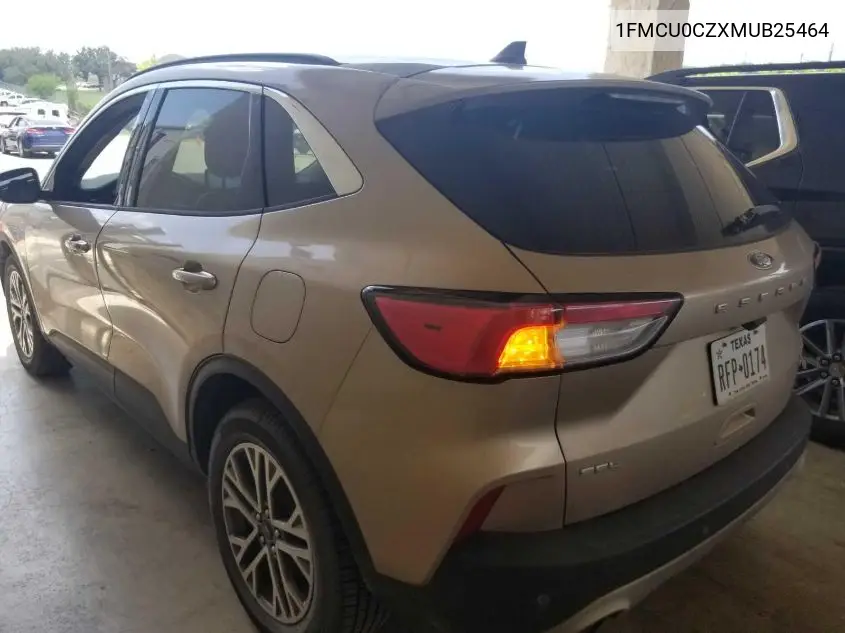 2021 Ford Escape Sel Hybrid VIN: 1FMCU0CZXMUB25464 Lot: 42616757