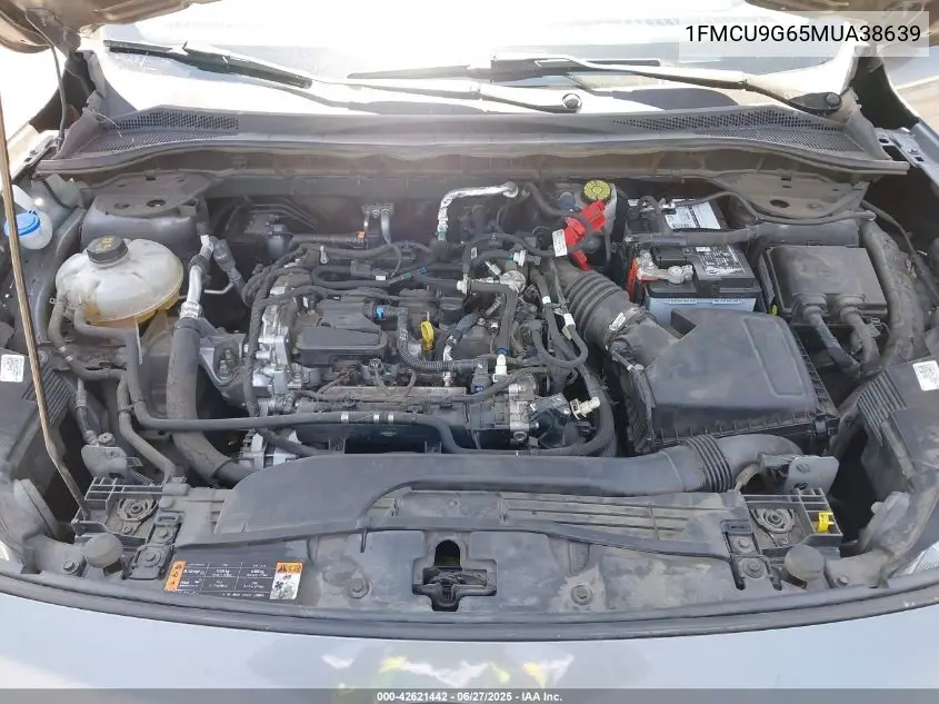 2021 Ford Escape Se VIN: 1FMCU9G65MUA38639 Lot: 42621442